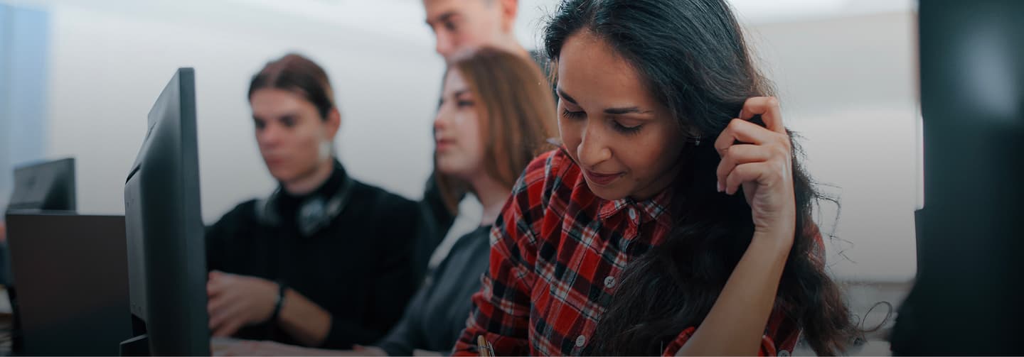 Students in a training session